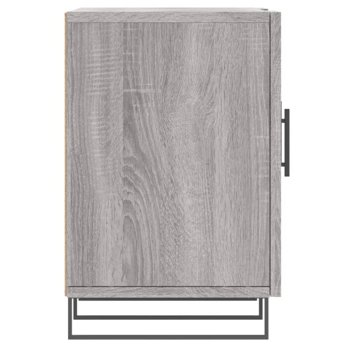 Meuble TV sonoma gris 150x30x50 cm bois d'ingénierie – Image 5