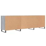 Meuble TV sonoma gris 150x30x50 cm bois d'ingénierie – Image 6