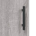 Meuble TV sonoma gris 150x30x50 cm bois d'ingénierie – Image 7