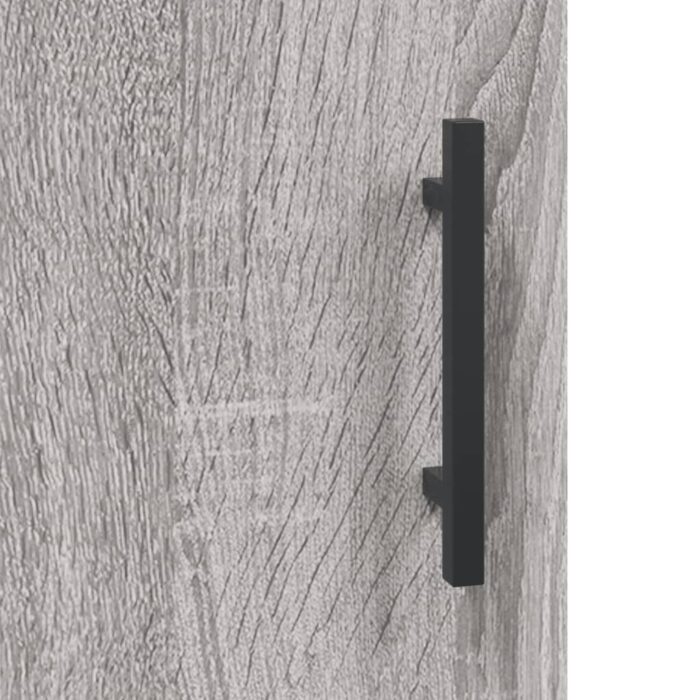 Meuble TV sonoma gris 150x30x50 cm bois d'ingénierie – Image 7