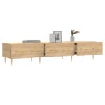Meuble TV chêne sonoma 150x36x30 cm bois d'ingénierie – Image 2