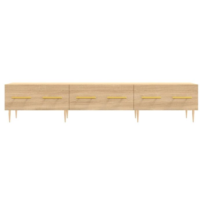 Meuble TV chêne sonoma 150x36x30 cm bois d'ingénierie – Image 3