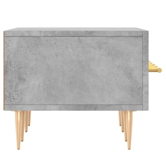 Meuble TV gris béton 150x36x30 cm bois d'ingénierie – Image 5