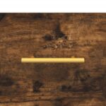 Meuble TV chêne fumé 150x36x30 cm bois d'ingénierie – Image 7