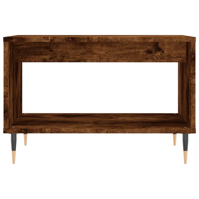 Table basse chêne fumé VIDAXL - Design 60 cm - Promo! – Image 2