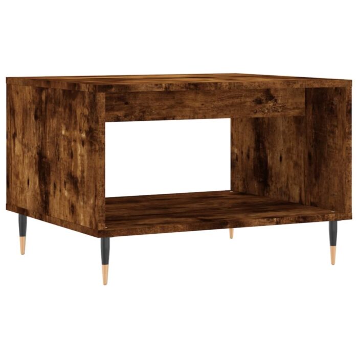 Table basse chêne fumé VIDAXL - Design 60 cm - Promo! – Image 4