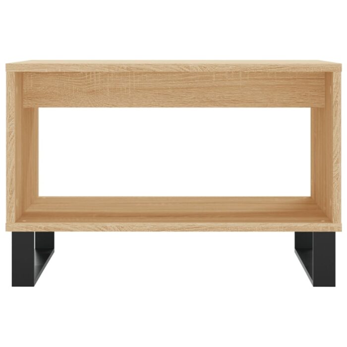 Table basse chêne sonoma 60x50x40 cm bois d'ingénierie – Image 2