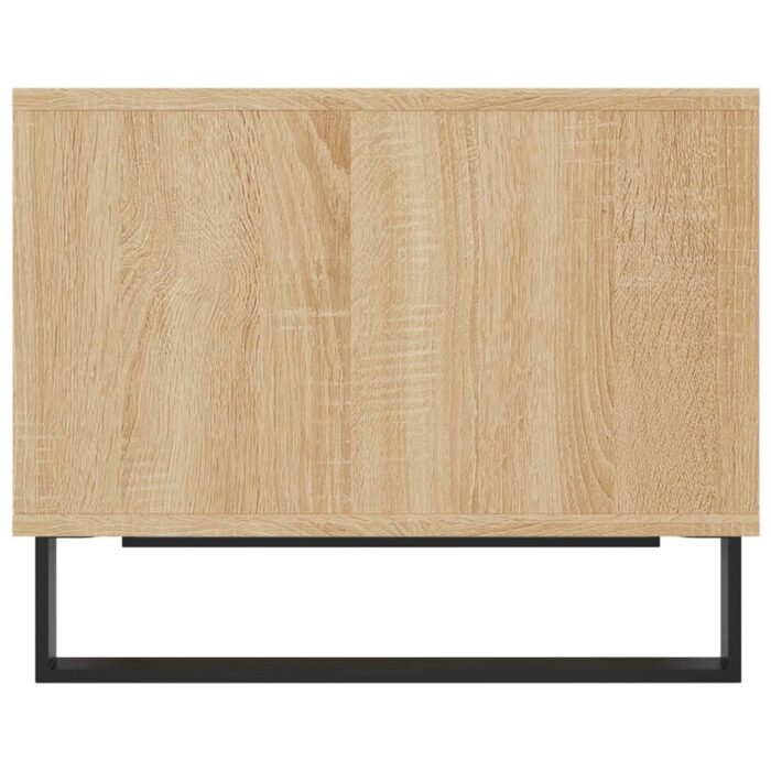 Table basse chêne sonoma 60x50x40 cm bois d'ingénierie – Image 3