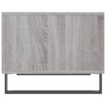 Table basse sonoma gris 60x50x40 cm bois d'ingénierie – Image 3