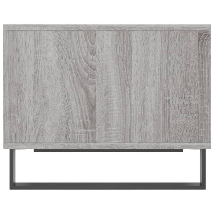 Table basse sonoma gris 60x50x40 cm bois d'ingénierie – Image 3