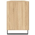 Bureau chêne sonoma 140x50x75 cm bois d'ingénierie – Image 5