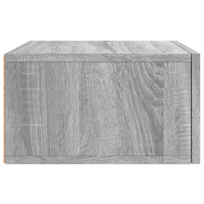 Table de chevet murale sonoma gris 35x35x20 cm – Image 5