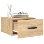 Tables de chevet murales 2 pcs chêne sonoma 35x35x20 cm – Image 2