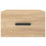 Tables de chevet murales 2 pcs chêne sonoma 35x35x20 cm – Image 4