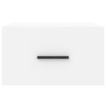 Table de chevet murale blanc 35x35x20 cm – Image 3