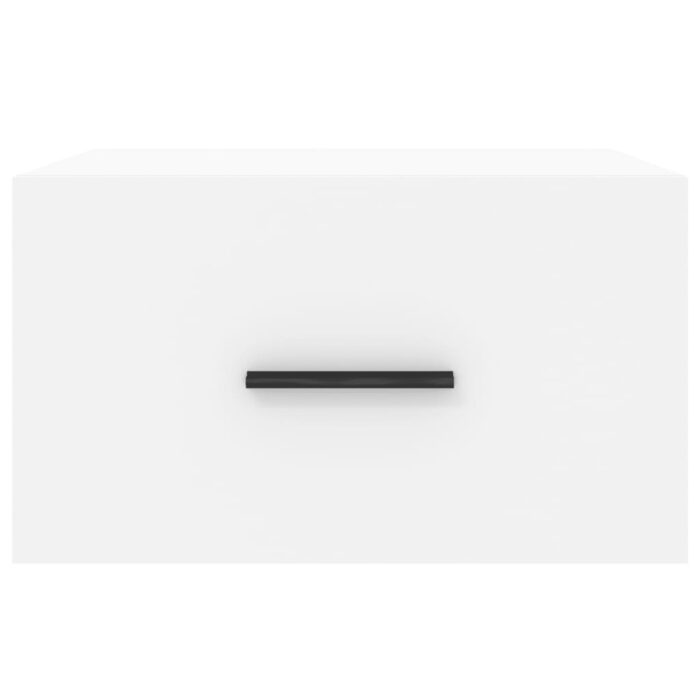 Table de chevet murale blanc 35x35x20 cm – Image 3