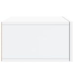 Table de chevet murale blanc 35x35x20 cm – Image 5