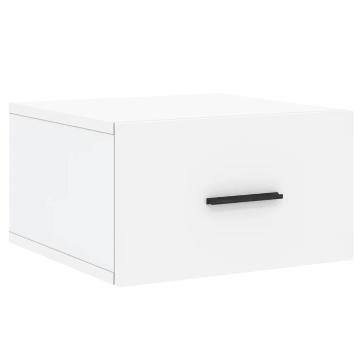 Tables de chevet murales 2 pcs blanc 35x35x20 cm – Image 3