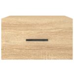 Tables de chevet murales 2 pcs chêne sonoma 35x35x20 cm – Image 4