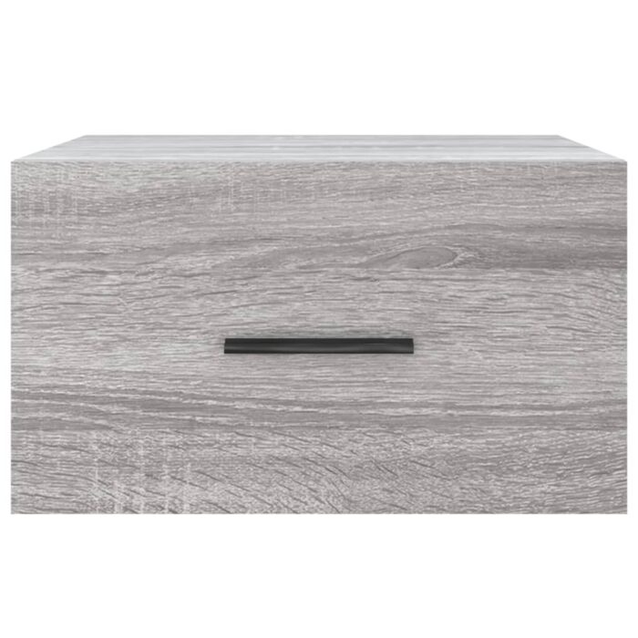 Table de chevet murale sonoma gris 35x35x20 cm – Image 3