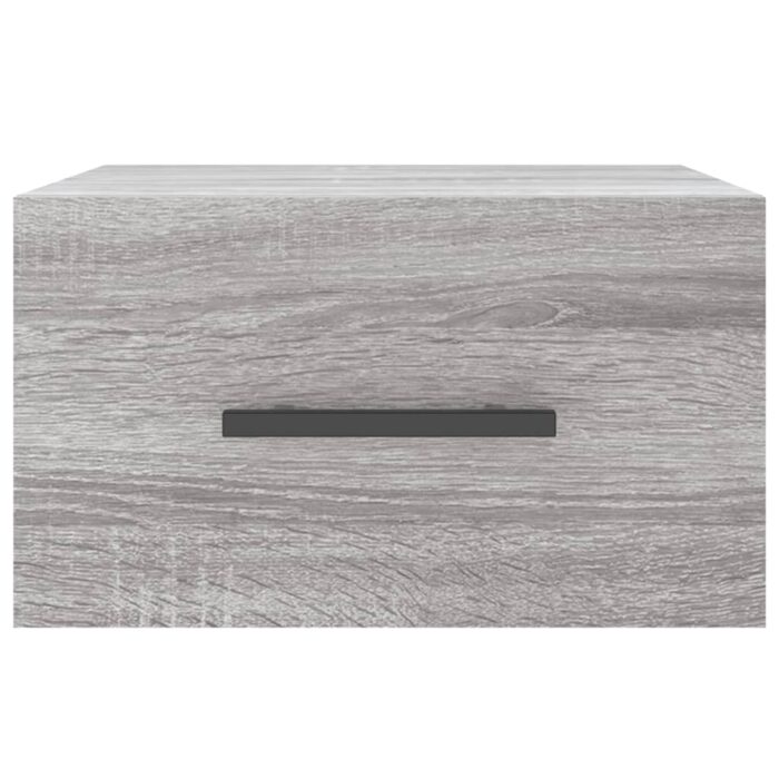 Table de chevet murale sonoma gris 35x35x20 cm – Image 3