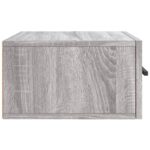 Table de chevet murale sonoma gris 35x35x20 cm – Image 5