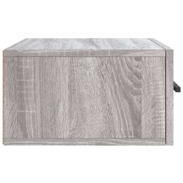 Table de chevet murale sonoma gris 35x35x20 cm – Image 5