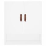 Armoire murale blanc 60x31x70 cm bois d'ingénierie – Image 3