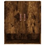 Armoire murale chêne fumé 60x31x70 cm bois d'ingénierie – Image 3
