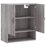 Armoire murale sonoma gris 60x31x70 cm bois d'ingénierie – Image 4