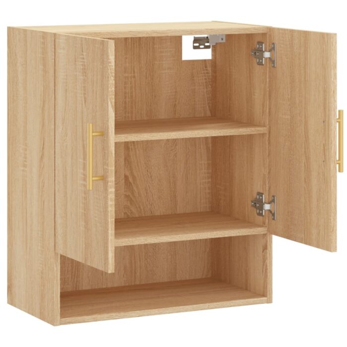 Armoire murale chêne sonoma 60x31x70 cm bois d'ingénierie – Image 4