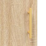 Armoire murale chêne sonoma 60x31x70 cm bois d'ingénierie – Image 8