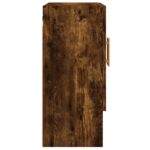 Armoire murale chêne fumé 60x31x70 cm bois d'ingénierie – Image 5