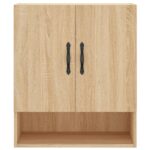Armoire murale chêne sonoma 60x31x70 cm bois d'ingénierie – Image 3