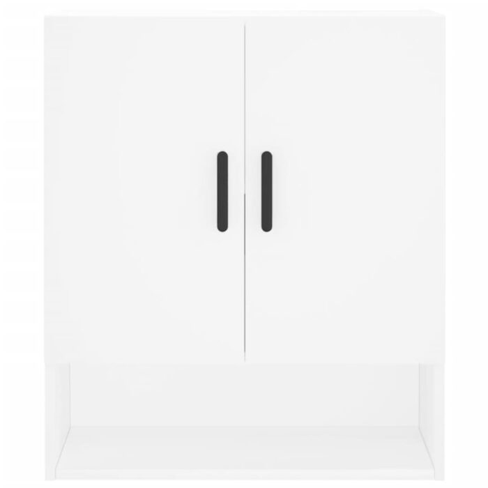 Armoire murale blanc 60x31x70 cm bois d'ingénierie – Image 3