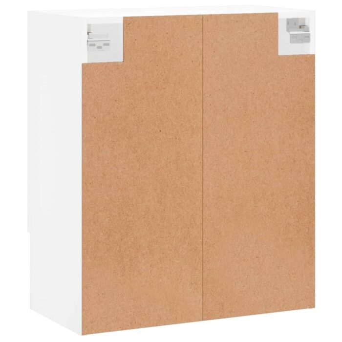 Armoire murale blanc 60x31x70 cm bois d'ingénierie – Image 6