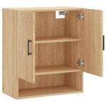 Armoire murale chêne sonoma 60x31x70 cm bois d'ingénierie – Image 4