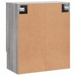 Armoire murale sonoma gris 60x31x70 cm bois d'ingénierie – Image 6