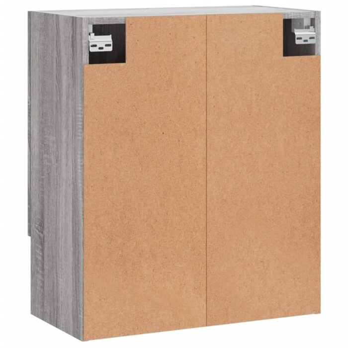 Armoire murale sonoma gris 60x31x70 cm bois d'ingénierie – Image 6