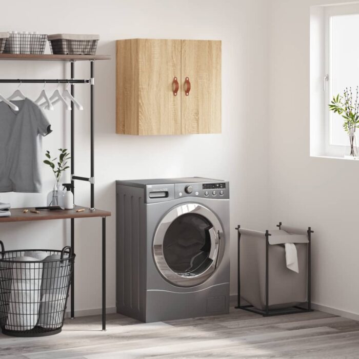 Armoire murale chêne sonoma 60x31x60 cm bois d'ingénierie – Image 1