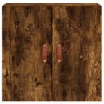 Armoire murale chêne fumé 60x31x60 cm bois d'ingénierie – Image 3
