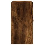 Armoire murale chêne fumé 60x31x60 cm bois d'ingénierie – Image 5
