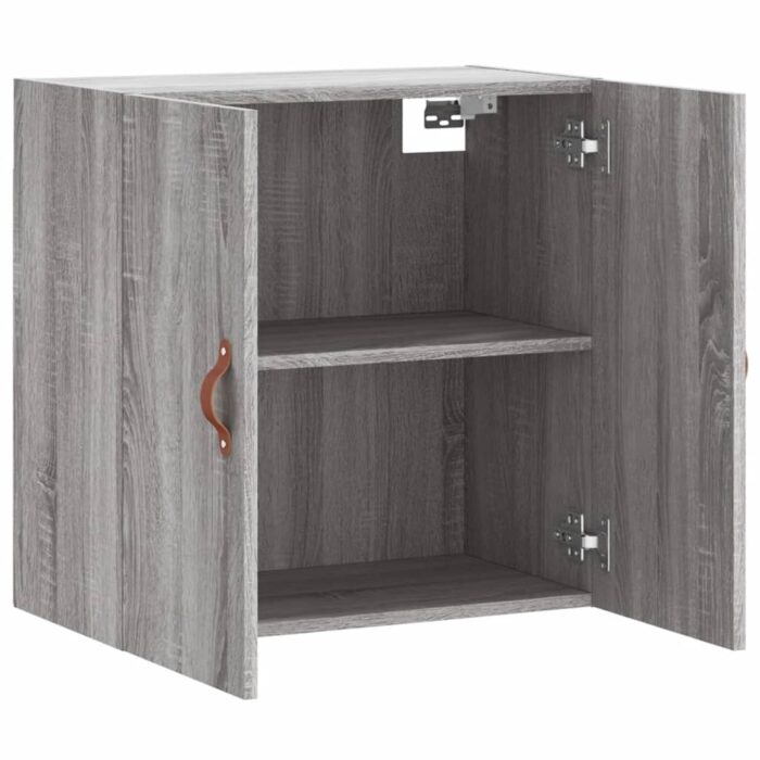 Armoire murale sonoma gris 60x31x60 cm bois d'ingénierie – Image 4