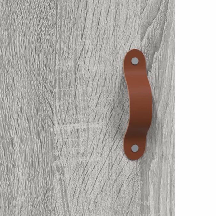 Armoire murale sonoma gris 60x31x60 cm bois d'ingénierie – Image 7