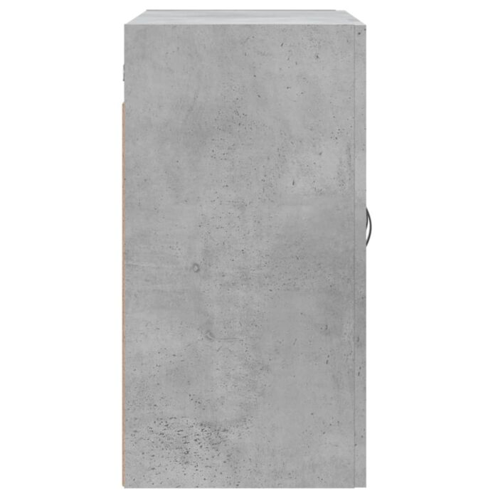 Armoire murale gris béton 60x31x60 cm bois d'ingénierie – Image 5