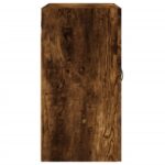 Armoire murale chêne fumé 60x31x60 cm bois d'ingénierie – Image 5