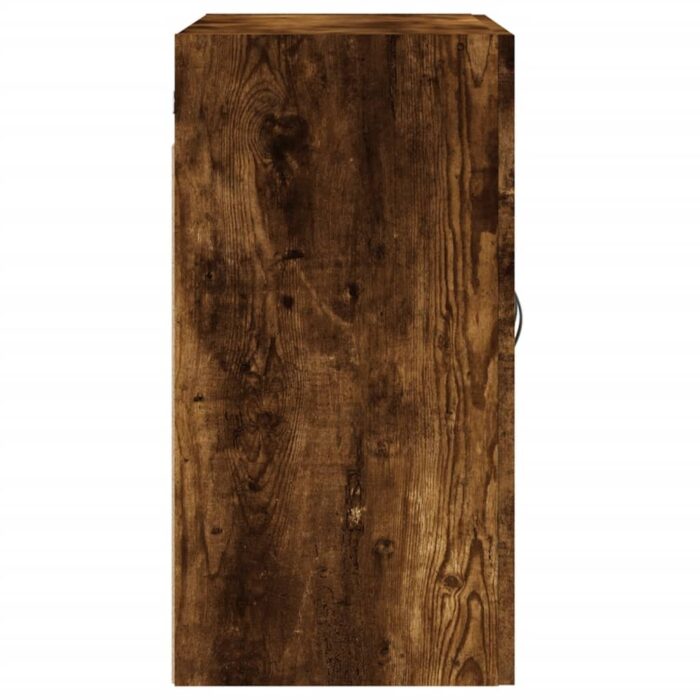 Armoire murale chêne fumé 60x31x60 cm bois d'ingénierie – Image 5