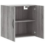 Armoire murale sonoma gris 60x31x60 cm bois d'ingénierie – Image 4