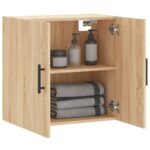 Armoire murale chêne sonoma 60x31x60 cm bois d'ingénierie – Image 2