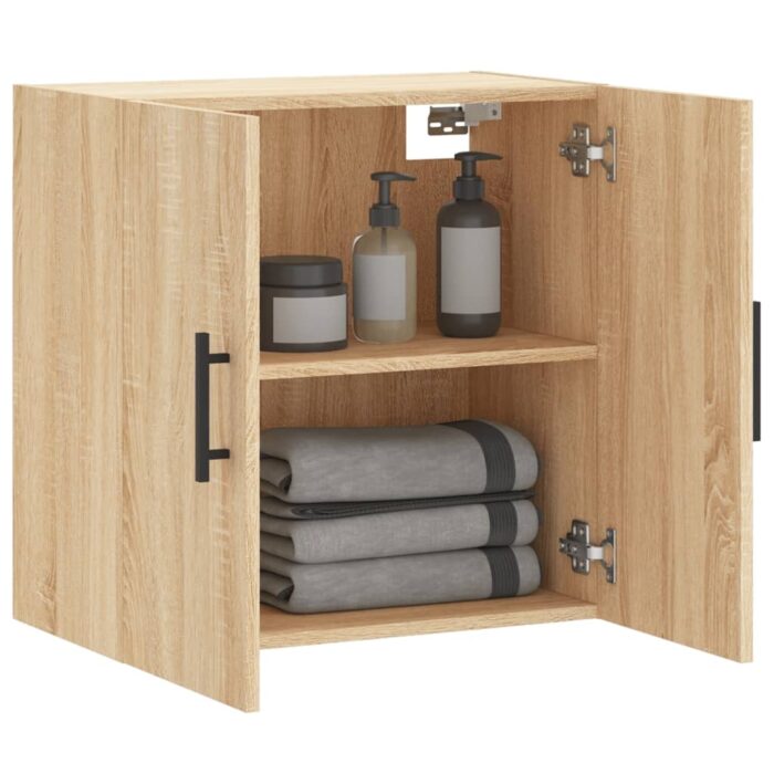 Armoire murale chêne sonoma 60x31x60 cm bois d'ingénierie – Image 2